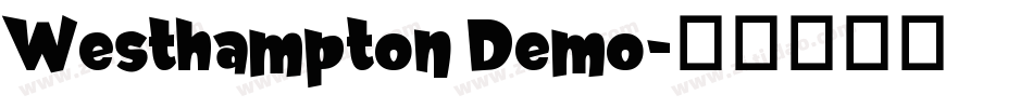 Westhampton Demo字体转换